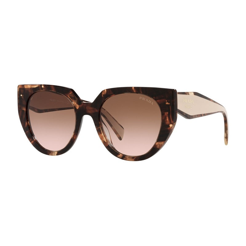 Prada PR 14WSF 01R0A6 Caramel Tortoise Powder/Brown Gradient 53mm