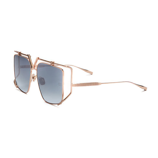 Valentino V-LIGHT VLS-116 A Rose Gold/Dark Grey Gradient with Black Flash Mirorr AR 59mm