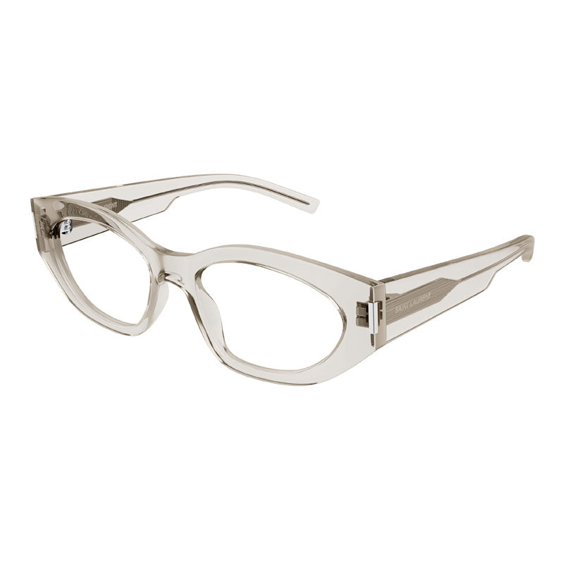 Saint Laurent SL638 OPT 004 Transparent Grey/Clear Demo Lens 55mm