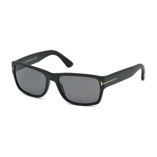 Tom Ford FT0445 02D Matte Black/Polarized Smoke 58mm