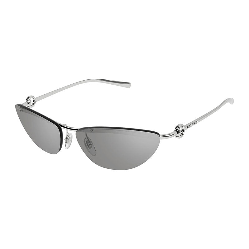 Gucci GG1701S 002 Silver/Smoke Mirror 61mm