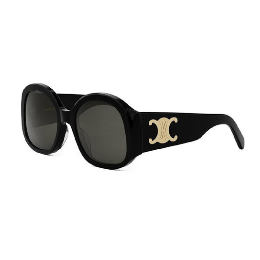 Celine CL40305U 01A Shiny Black/Grey 54mm