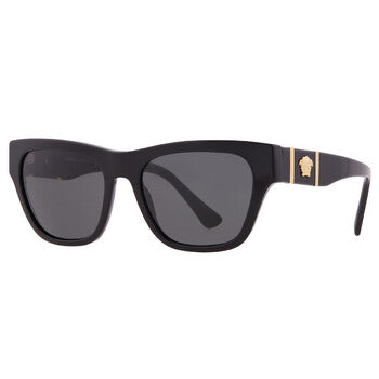 Versace Versace Dark Grey Square Men's Sunglasses VE4457 GB1/87 55