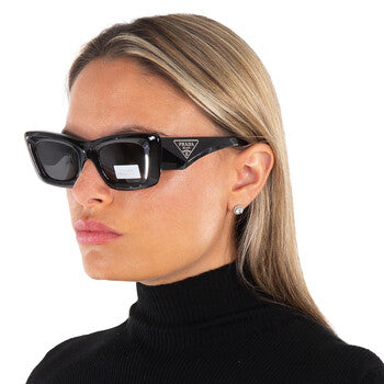 Prada Prada Dark Grey Cat Eye Ladies Sunglasses PR 13ZS 1AB5S0 50