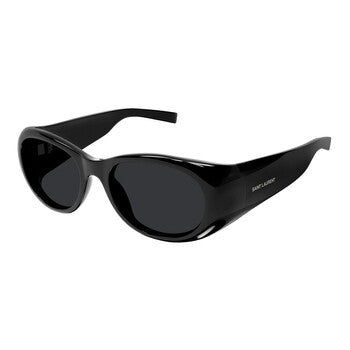 Saint Laurent Saint Laurent Black Oval Ladies Sunglasses SL 736 001 52