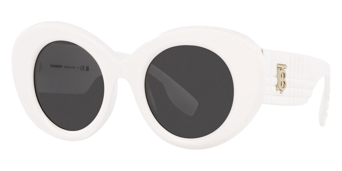 Burberry BE4370U-300787-49 WHITE / GREY 49-22-140 BURBERRY SUNGLASSES