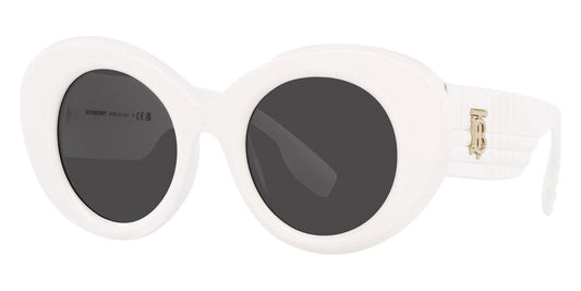 Burberry BE4370U-300787-49 WHITE / GREY 49-22-140 BURBERRY SUNGLASSES