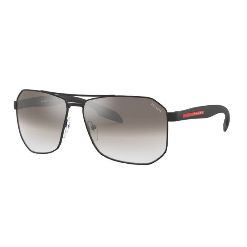 Prada PS51VS 1BO5O0 Matte Black/Gradient Grey Mirror Silver 62mm