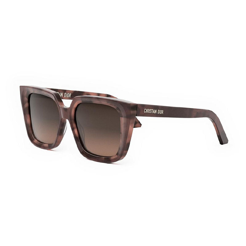 Dior DIORMIDNIGHT S1I 25F1 Shiny Red Havana/Brown Gradient 53mm