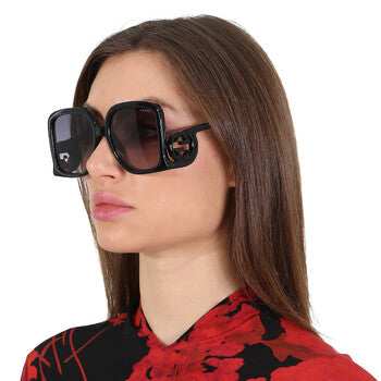 Gucci Gucci Grey Gradient Square Ladies Sunglasses GG1326S 001 58