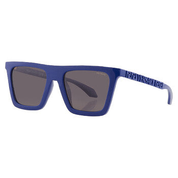 Versace Versace Polarized Grey Browline Men's Sunglasses VE4468U 545081 53