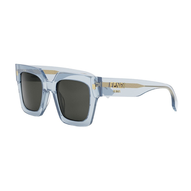 Fendi FE40101I 90A Transparent Azure/Smoke 50mm