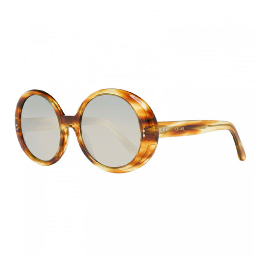 Celine CL40065F 56C Shiny Havana/Silver Mirror
