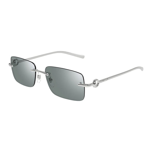 Gucci GG1703S 002 Silver/Green with Silver Mirror