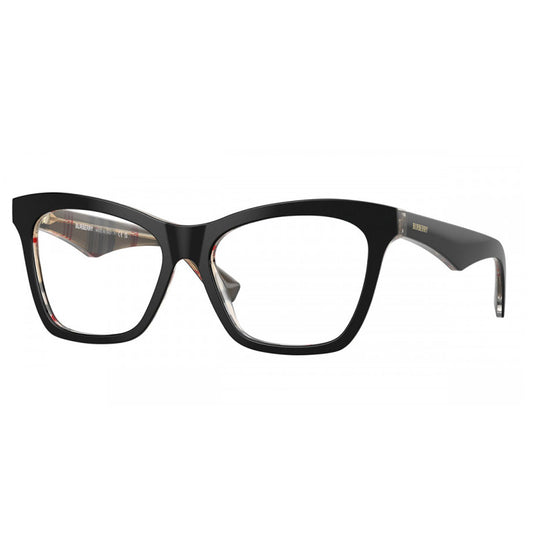 Burberry BE2416 4121 Top Black on Vintage Check 52mm