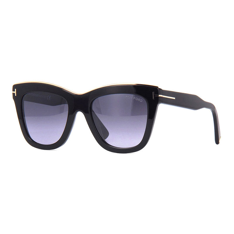 Tom Ford FT0685 01C Shiny Black/Gradient Smoke with Silver Mirror 52mm