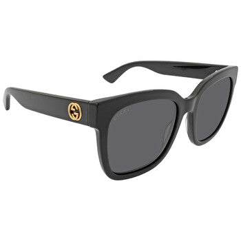 Gucci Gucci Grey Square Ladies Sunglasses GG0034SN 001 54