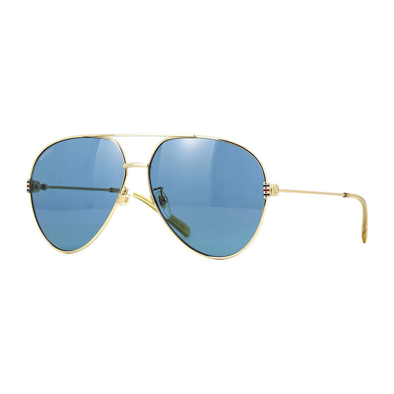 Gucci GG1280S 003 Shiny Endura Gold/Blue 62mm