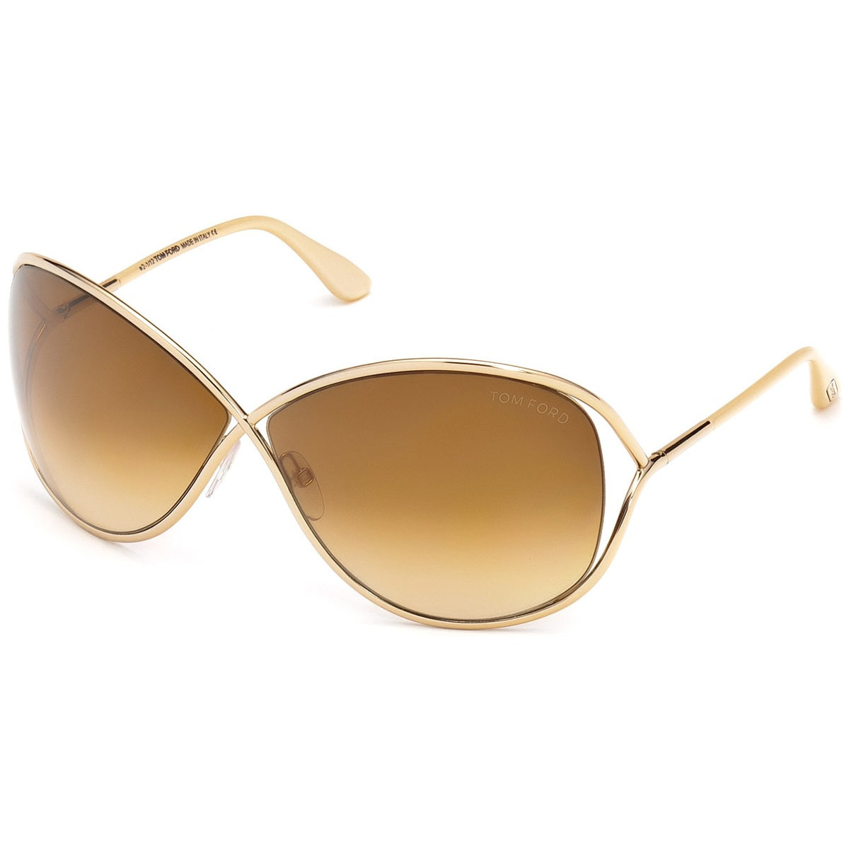 Tom Ford FT0130 28F Shiny Rose Gold/Gradient Brown 68mm