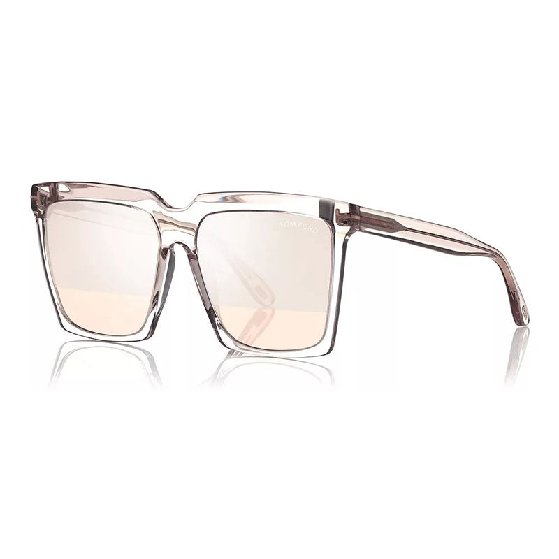 Tom Ford FT0764/S 20Z Transparent Light Sand/Rose Gold Mirror 58mm