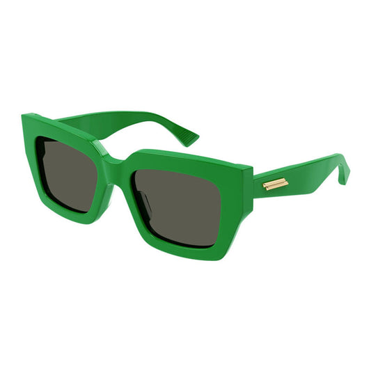 Bottega Veneta BV1212S 003 Shiny Green/Grey Toned Green