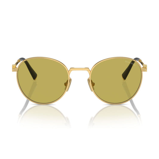 Miu Miu MU 55ZS 5AK07O Gold/Olive Green