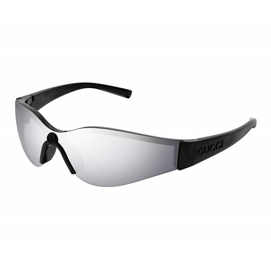 Gucci GG1651S 004 Black/Multilayer Silver Mirror