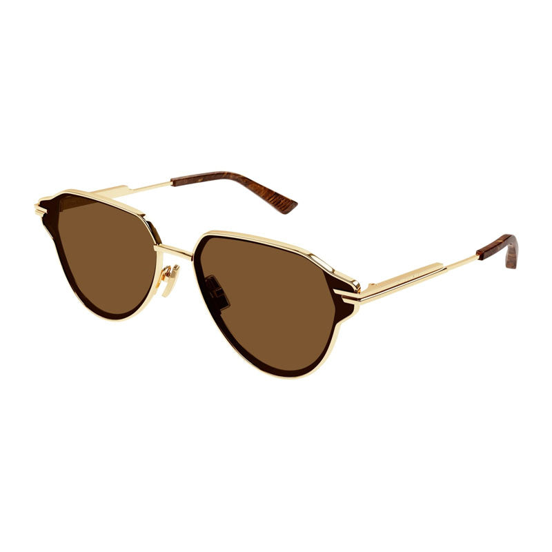 Bottega Veneta BV1271S 002 Gold/Brown
