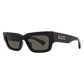 Gucci Gucci Grey Rectangular Men's Sunglasses GG1838S 001 52