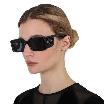 Gucci Gucci Grey Rectangular Ladies Sunglasses GG1325S 001 54