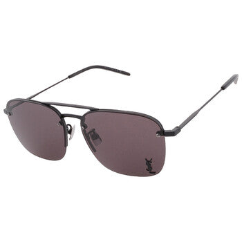 Saint Laurent Saint Laurent Black Navigator Ladies Sunglasses SL 309 M 005 59