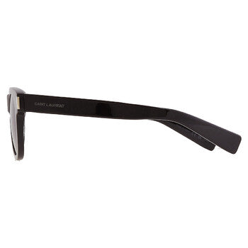 Saint Laurent Saint Laurent Black Oval Unisex Sunglasses SL 571 001 49