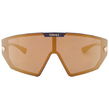 Versace Versace Dark Grey Shield Unisex Sunglasses VE4461 GB1/87 47