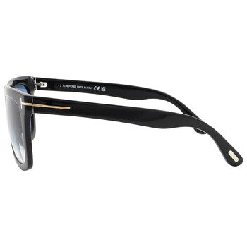 Tom Ford Tom Ford Morgan Gradient Blue Browline Unisex Sunglasses FT0513 01W 57