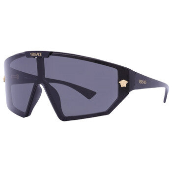 Versace Versace Dark Grey Shield Unisex Sunglasses VE4461 GB1/87 47