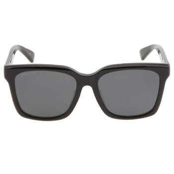 Gucci Gucci Polarized Grey Square Unisex Sunglasses GG1175SK 001 56