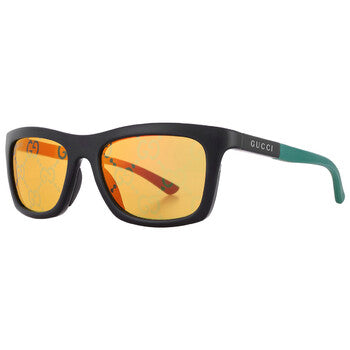 Gucci Gucci Yellow Mirror Logo Sport Men's Sunglasses GG1735S 005 54