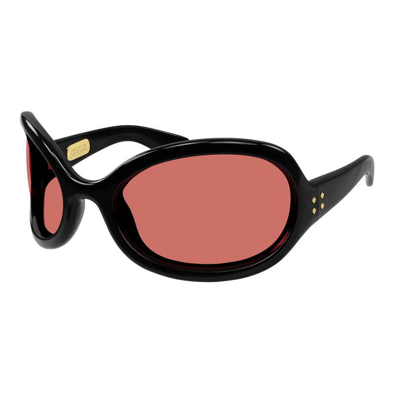 Gucci GG1381S 001 Shiny Black/Red