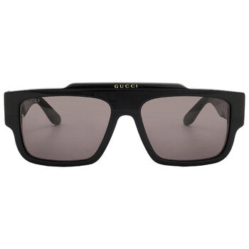 Gucci Gucci Grey Browline Men's Sunglasses GG1460S 001 56