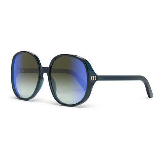 Dior DDOLL R1U 30C6 Translucent Blue/Khaki Gradient Blue Mirrored Flash 62mm