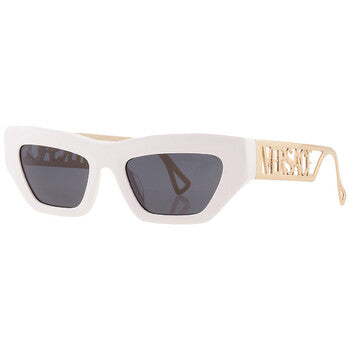Versace Versace Dark Grey Irregular Ladies Sunglasses VE4432U 401/87 53