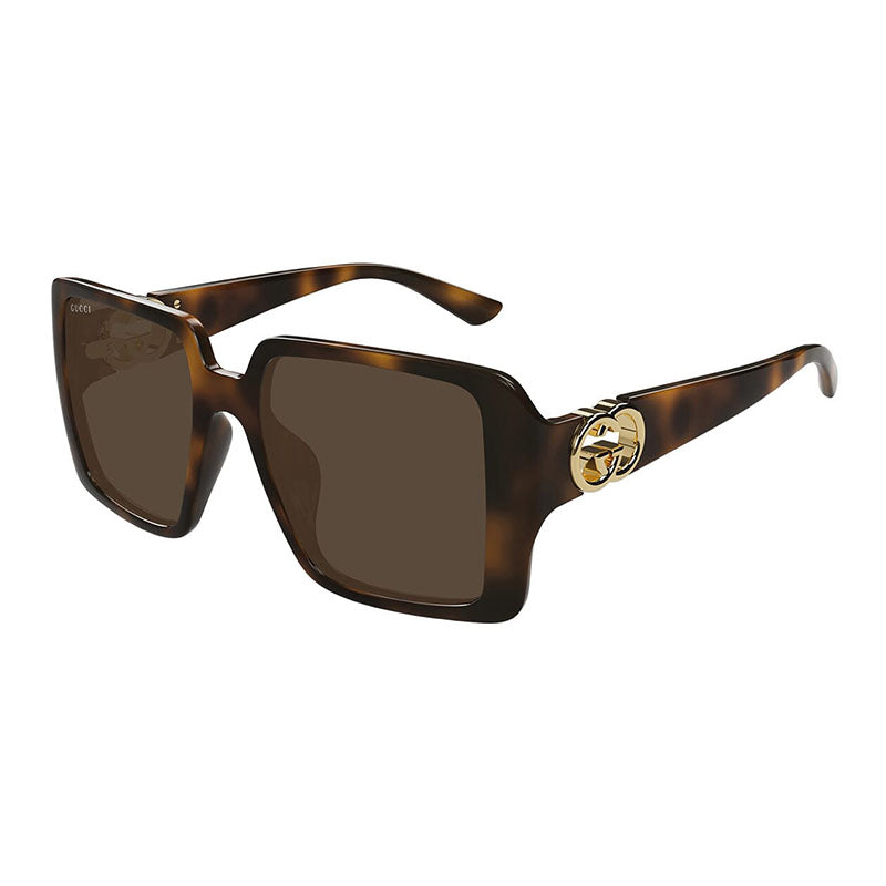 Gucci GG1692SA 002 Dark Brown Havana/Brown 54mm
