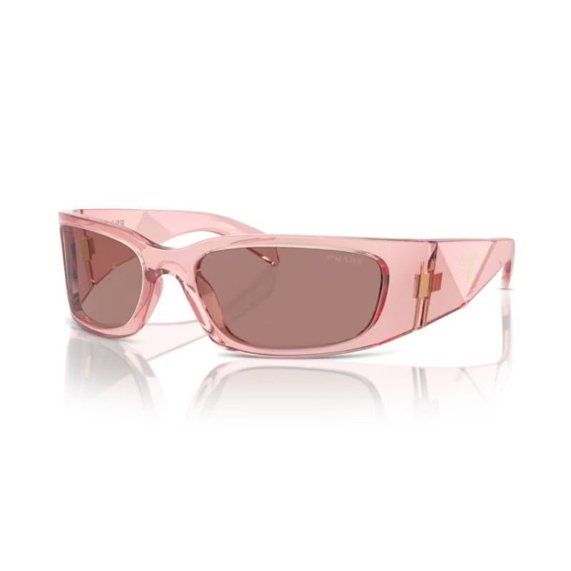 Prada PR A14S 19Q10D Transparent Peach/Light Brown 60mm