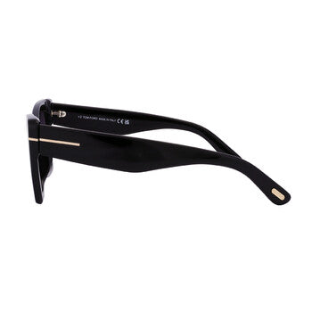 Tom Ford Tom Ford Wyatt Grey Gradient Cat Eye Ladies Sunglasses FT0871 01B 56