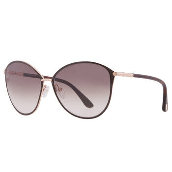 Tom Ford Tom Ford Penelope Brown Gradient Butterfly Ladies Sunglasses FT0320 28F 59