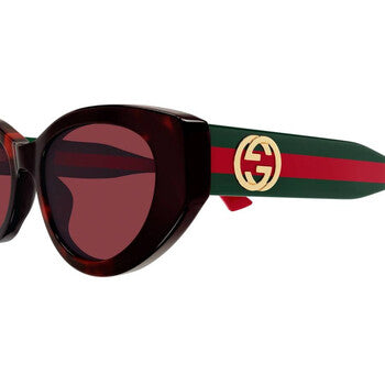Gucci Gucci Red Cat Eye Ladies Sunglasses GG1862S 003 52