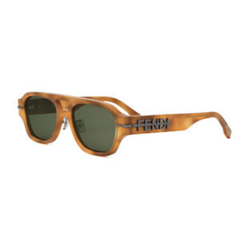 Fendi FE40130F 55N Shiny Light Havana/Green 55mm