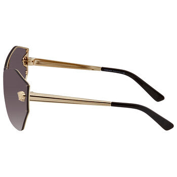 Versace Versace Grey Gradient Shield Sunglasses VE2182 12528G 43