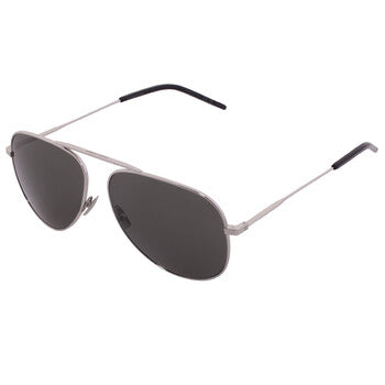Saint Laurent Saint Laurent Grey Pilot Unisex Sunglasses SL 800 002 59