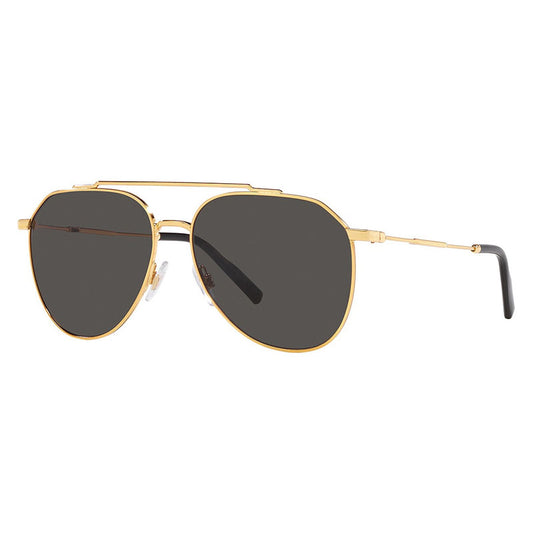 Dolce & Gabbana DG2296 02/87 Gold/Dark Grey 58mm